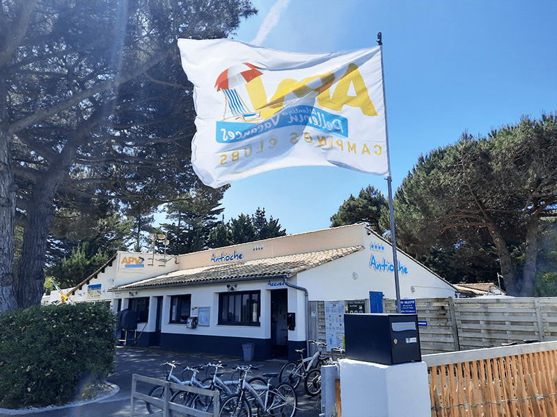 Camping APV Antioche au Bois Plage en Ré - Emplacement nu