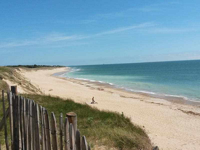 Camping APV Antioche au Bois Plage en Ré - Plage