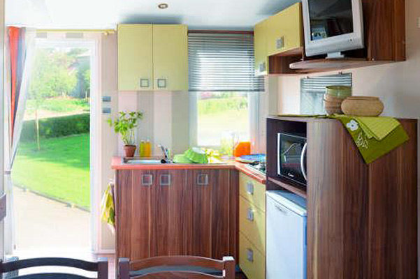 Mobil-home Vénus 4 places 2 chambres TV - environ 23m²