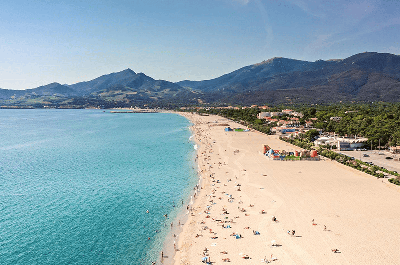 Plage Argelès Camping La Coste Rouge