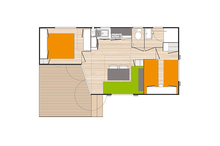 Camping Harrobia Mobil-home APV