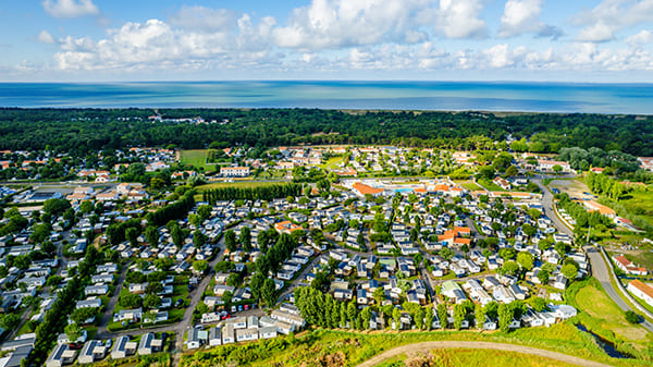 Vue aérienne Camping APV Saint Jean de Monts
