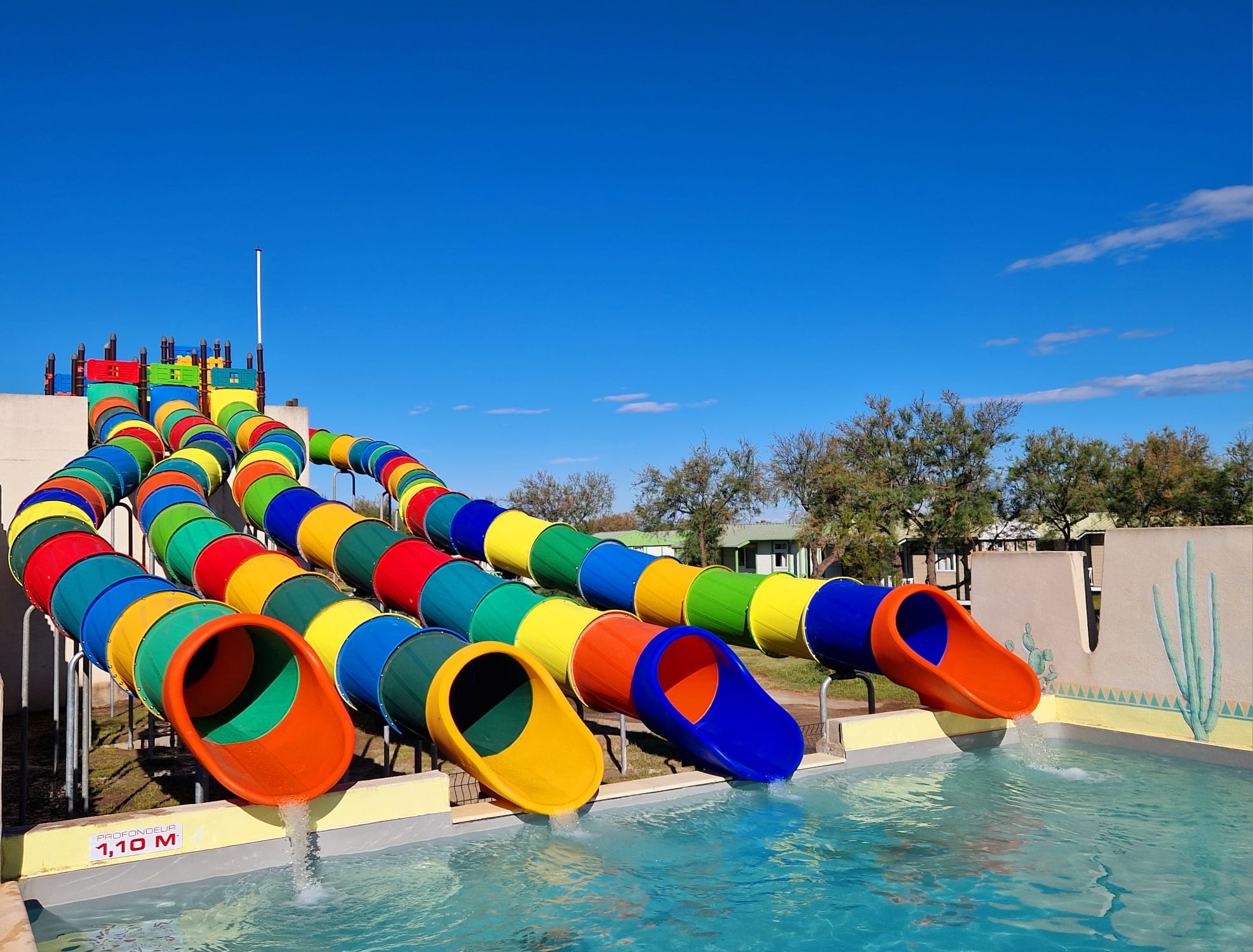 Camping Hérault Toboggans Aquatiques