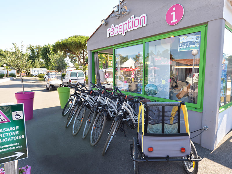 Location vélos Camping Club Moncalm Vendée Angles 
