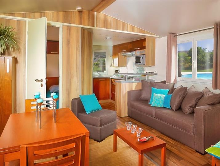 Location mobil home Dordogne Premium TV