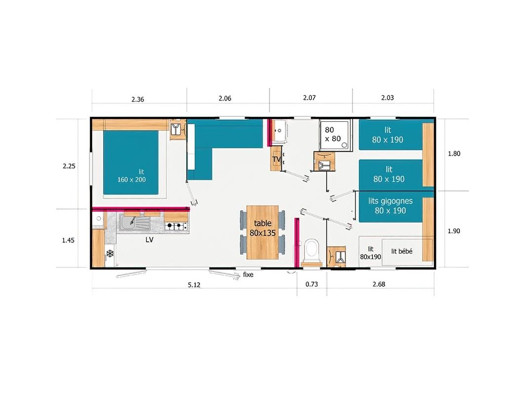 Location mobil home Dordogne camping