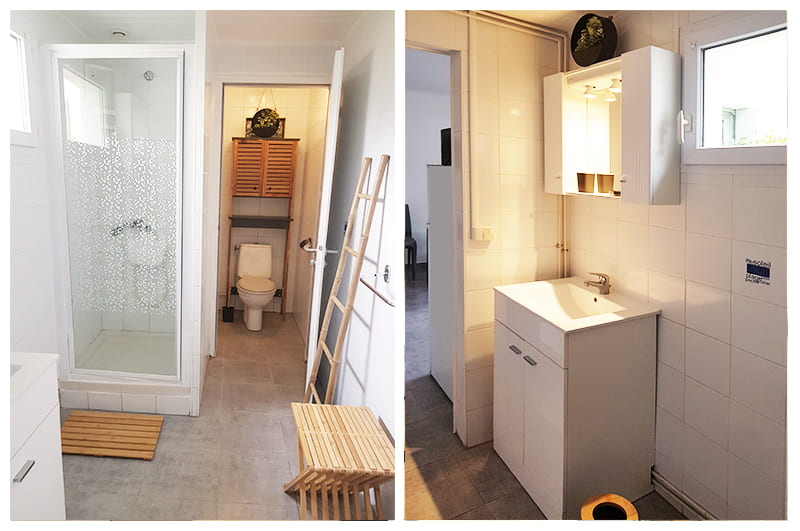 Salle d'eau Résidence Albane Ile de Ré - camping-apv.com