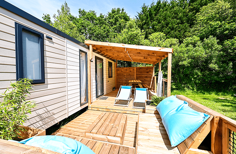 Camping Plijadur Mobil-home Terrasse Luxe - camping APV
