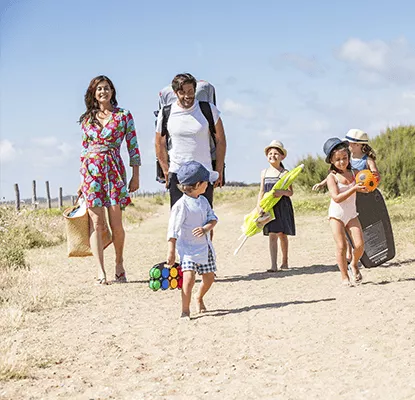  Camping en accès direct à la plage