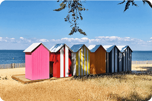 cabanes plage oleron